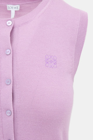 Loewe Cashmere Knit Anagram Top