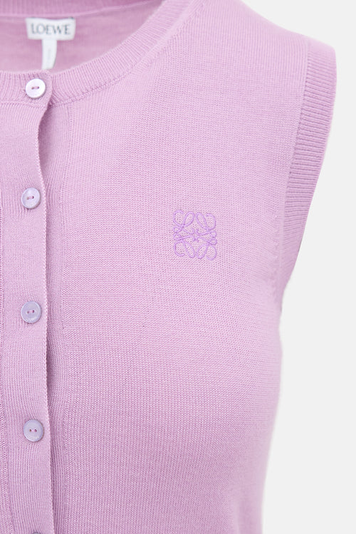 Loewe Cashmere Knit Anagram Top