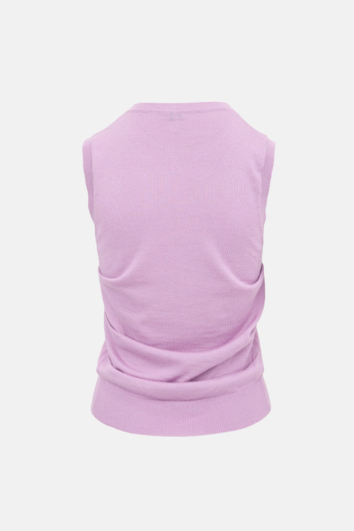 Loewe Cashmere Knit Anagram Top