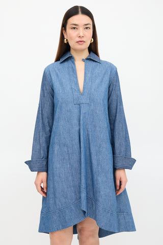Loewe Chambray Midi Dress