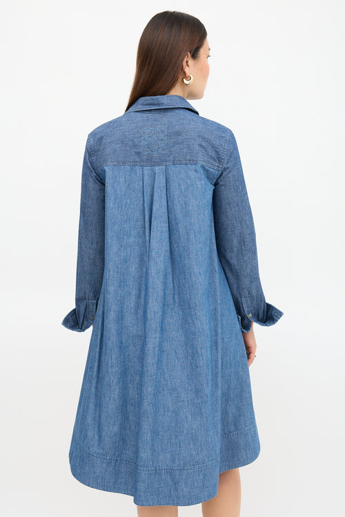 Loewe Chambray Midi Dress