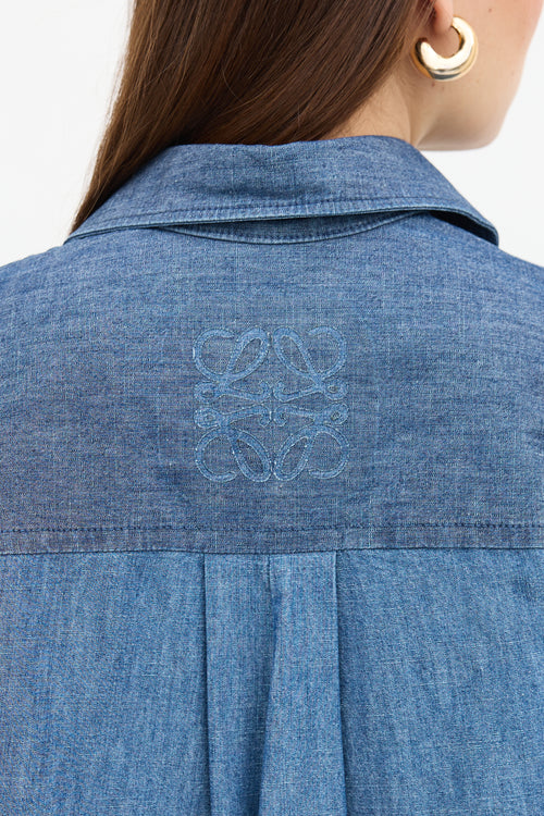 Loewe Chambray Midi Dress