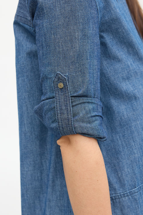 Loewe Chambray Midi Dress