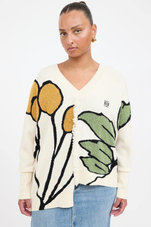 Loewe Wool Herbarium Knit Logo Sweater
