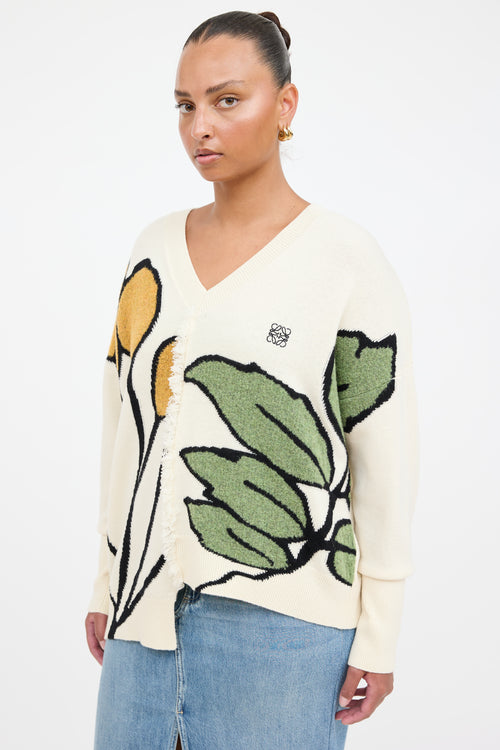 Loewe Wool Herbarium Knit Logo Sweater