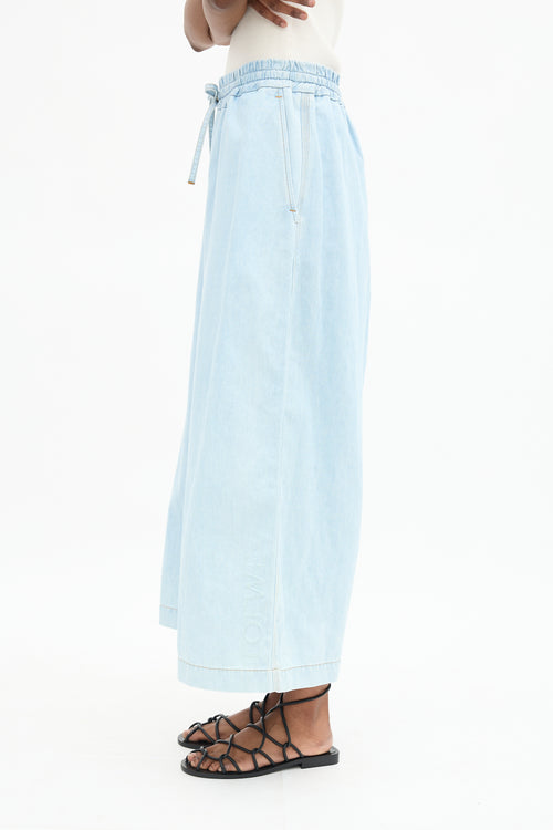 Loewe Denim Logo Pant