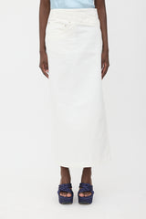 Loewe Denim Deconstructed Skirt