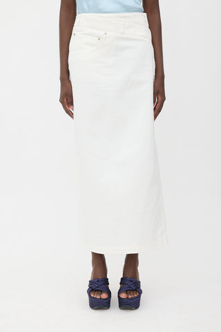 Loewe Denim Deconstructed Skirt