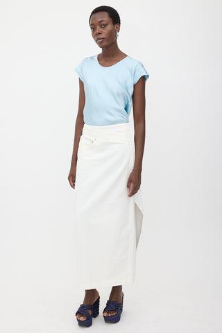 Loewe Denim Deconstructed Skirt