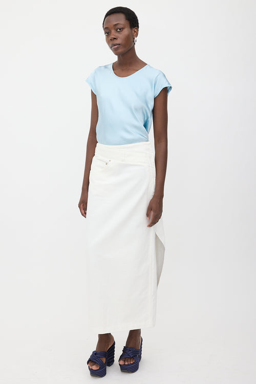 Loewe Denim Deconstructed Skirt