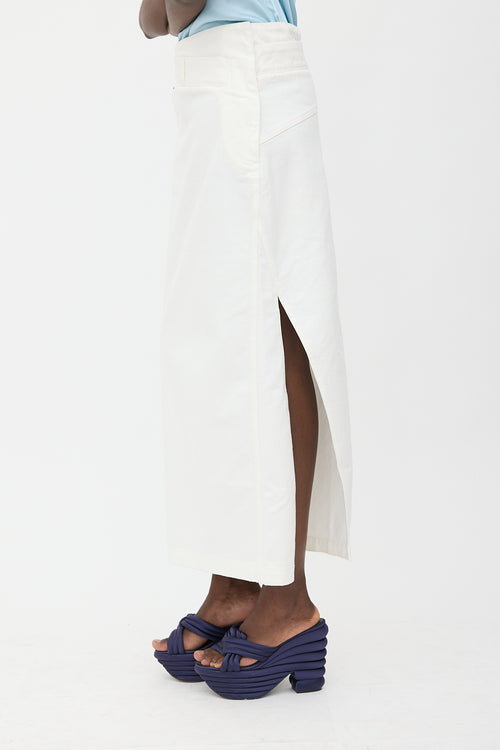 Loewe Denim Deconstructed Skirt