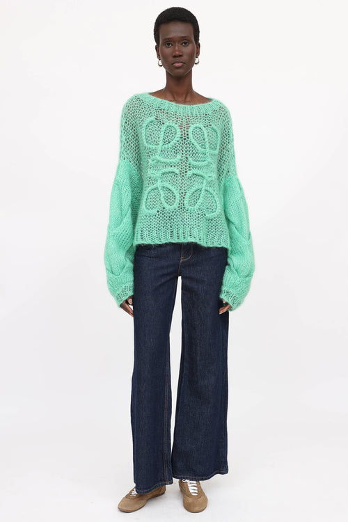 Loewe Mohair Anagram Sweater