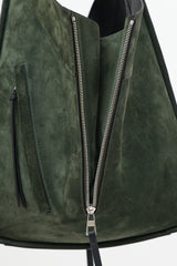 Loewe Suede & Leather Hammock Tote Bag