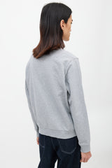 Loewe Grey & Black Logo Sweatshirt