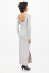 Loewe Heather Grey Henley Midi Dress