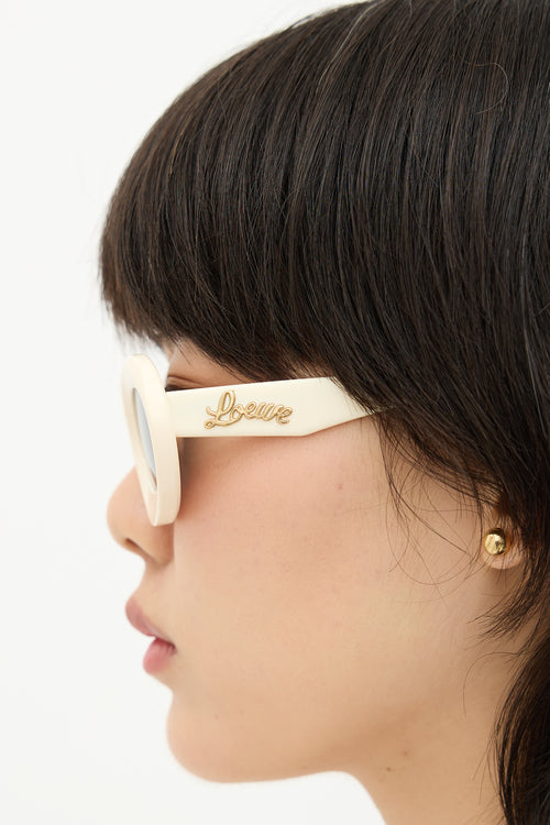 Loewe LW40110U Oval Sunglasses