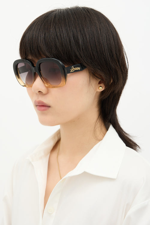 Loewe LW40113U Square Sunglasses
