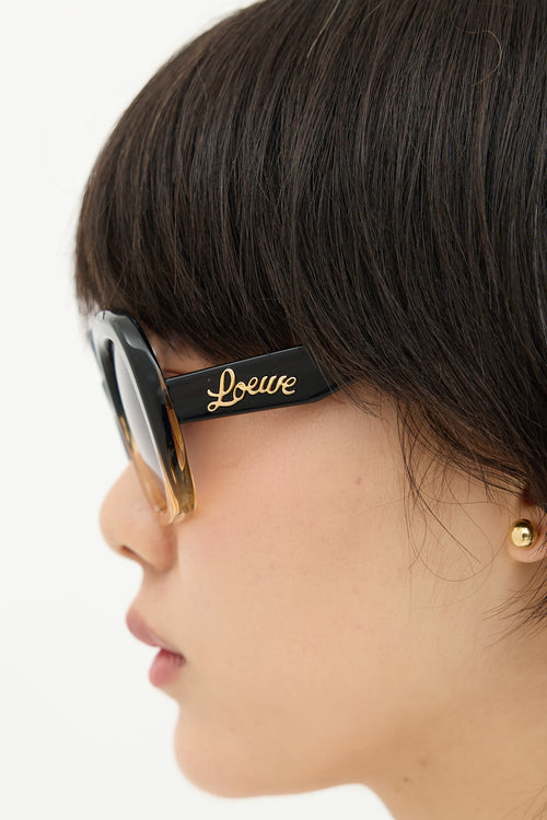 Loewe LW40113U Square Sunglasses