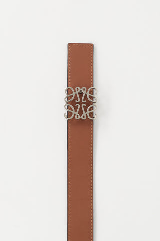 Loewe Leather Anagram Reversible Belt