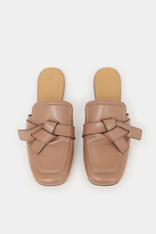 Loewe Leather Gate  Mule