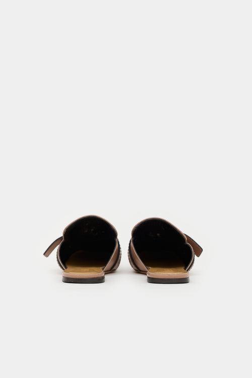 Loewe Leather Gate  Mule