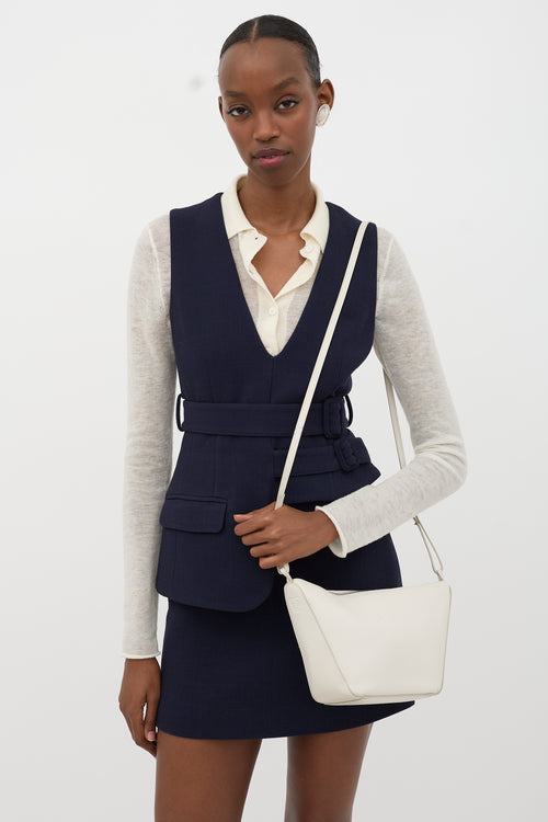 Loewe Leather Mini Hammock Bag