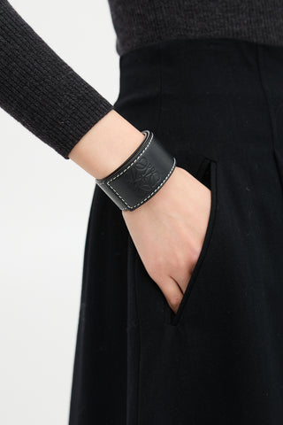 Loewe Leather Slap Bracelet
