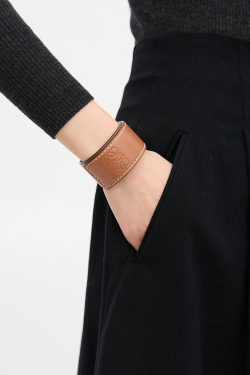 Loewe Leather Slap Bracelet