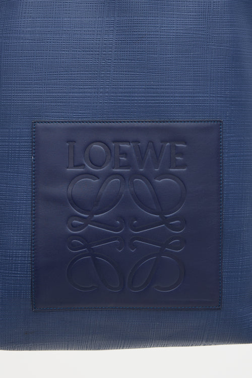Loewe Leather Anagram Shopper Tote Bag