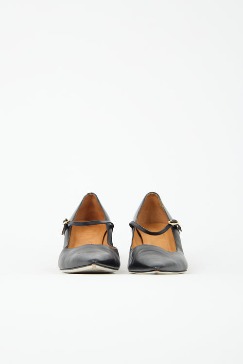 Loewe Leather Mary Jane  Pump