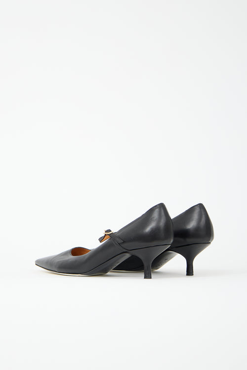 Loewe Leather Mary Jane  Pump