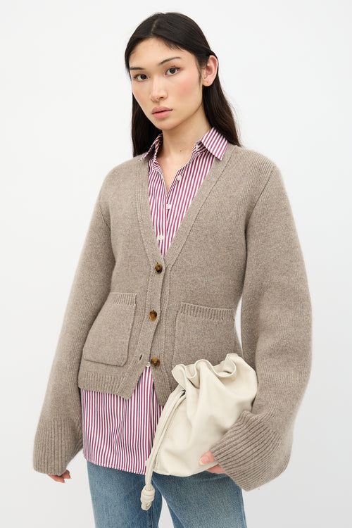 Loewe Leather Medium Flamenco Clutch Bag