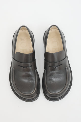 Loewe Leather Penny Loafer