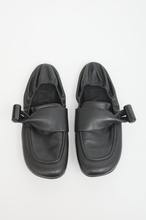 Loewe Leather Toggle Loafer