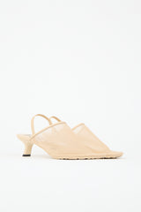 Loewe Mesh Petal Slingback Mule