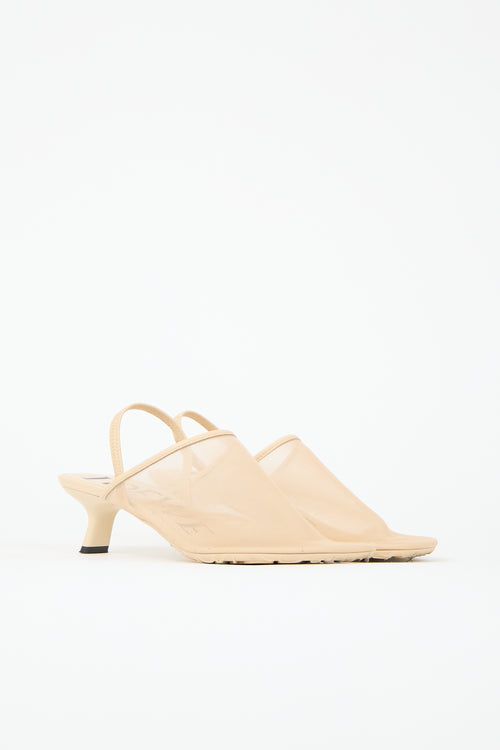 Loewe Mesh Petal Slingback Mule