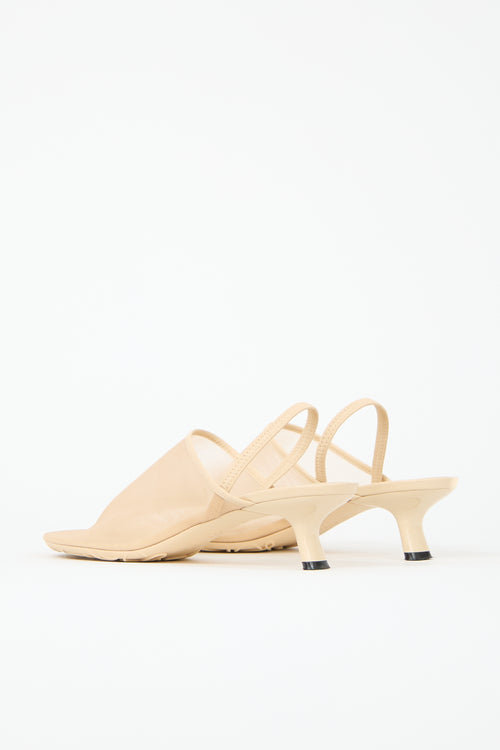 Loewe Mesh Petal Slingback Mule
