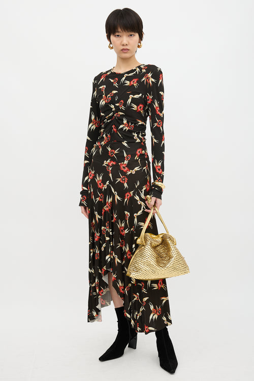 Loewe Metallic Leather Flamenco Scales Bag