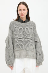 Loewe Mohair Anagram Sweater