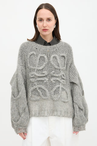 Loewe Mohair Anagram Sweater