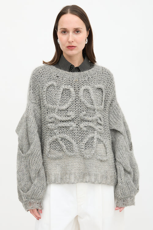 Loewe Mohair Anagram Sweater