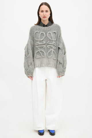 Loewe Mohair Anagram Sweater