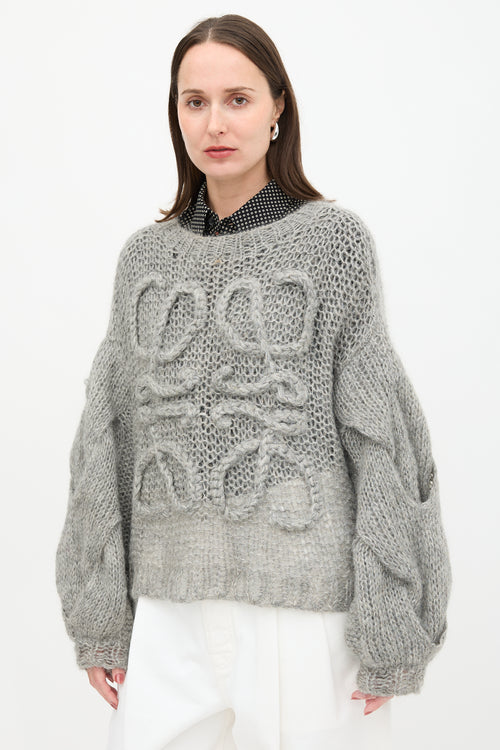 Loewe Mohair Anagram Sweater