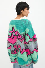 Loewe Mohair Camo Sweater