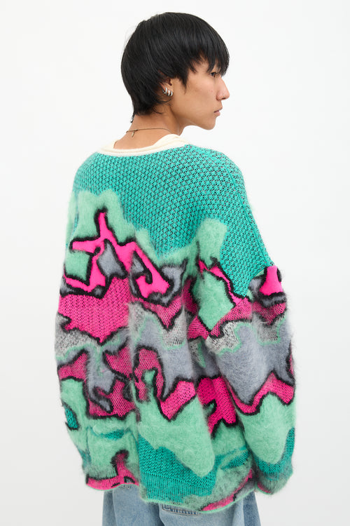 Loewe Mohair Camo Sweater