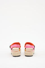 Loewe Beige & Multicolour Espadrille Sandal