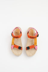 Loewe Beige & Multicolour Espadrille Sandal