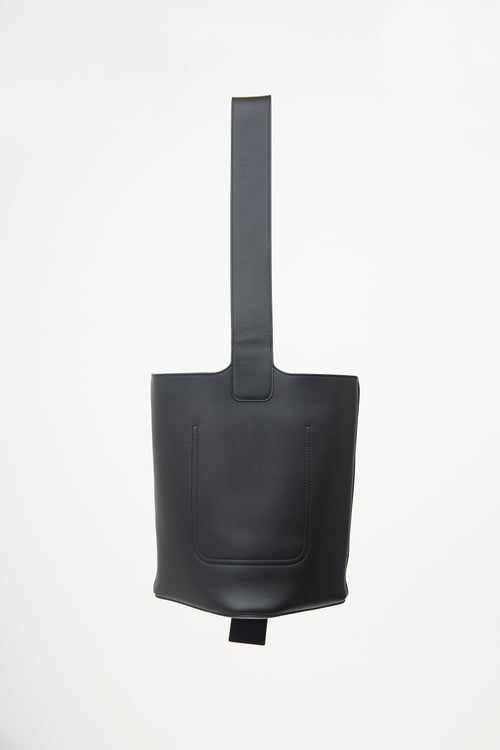 Loewe Leather Medium Pebble Bucket Bag