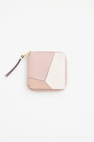 Loewe Pink Puzzle Zip Wallet