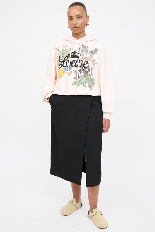Loewe Herbarium Embroidered Logo Hoodie